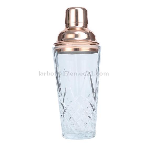 17oz Crystal Glass Shaker Professional Margarita Mixer Drink Shaker Mixing Shaker Bartending Glass