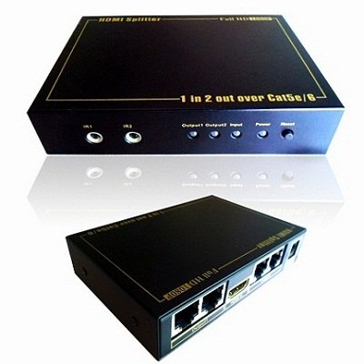 1x2 HDMI Splitters 50M Over CAT 6 Extension
