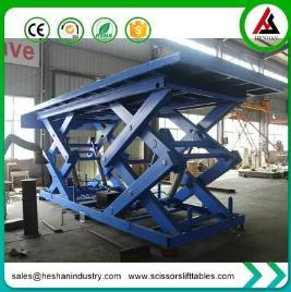2T 4T 5T Heavy Duty Scissor Lift Table Custom Height Hydraulic Platform Lift Table