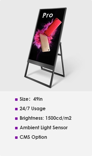 49in Portable Digital Billboard