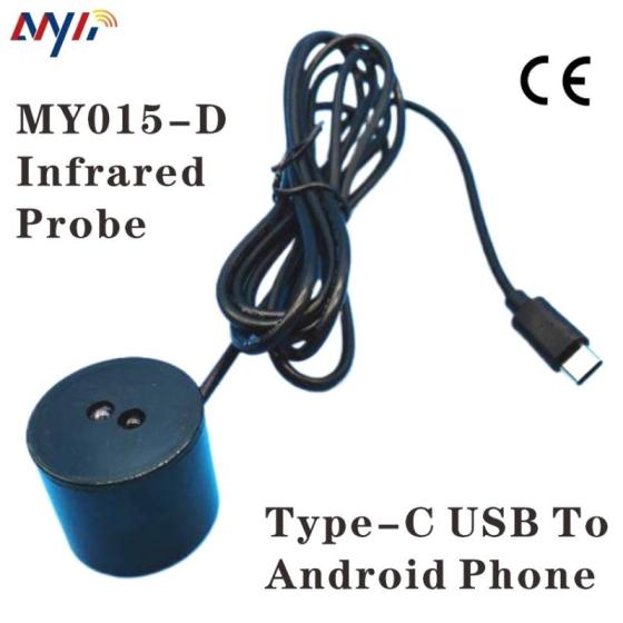 Android Type C USB Optical Probe IR Sensor IEC1107 IEC62056-2