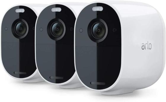 Arlo Essential Spotlight Camera - 3 Pack - Wireless Security 1080p Video-Color Night VISION-2 Way