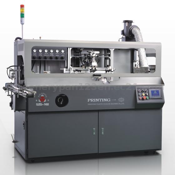 Auto Cylindrical Oval Bottle Screen Printer Printing Machine for Plastic Contrain