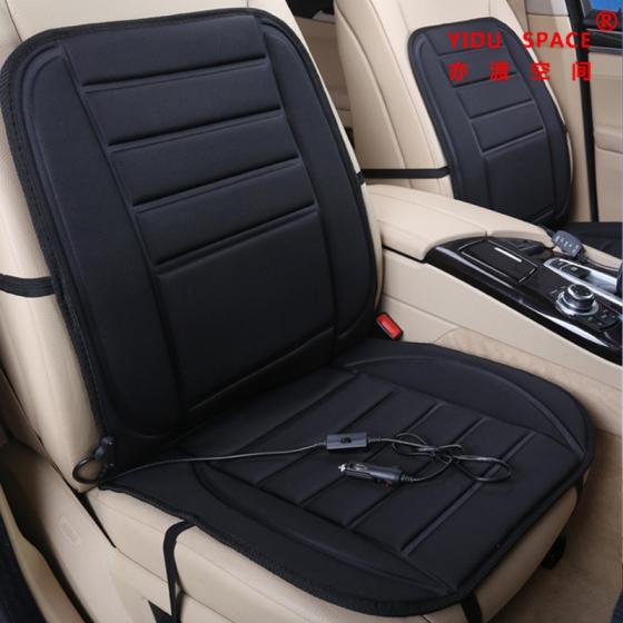 CE Certification Car Accessory Universal 12V Black Cover Winter Heated Car Seat Cover for Warmer