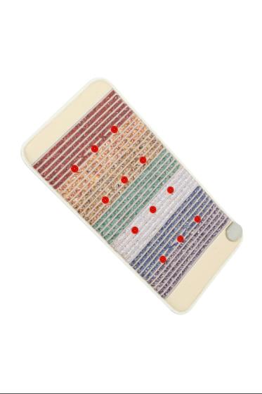 Chakra Energy Gemstone Rainbow Far Infrared Mattress Thermal Tourmaline Amethyst Crystals Mat