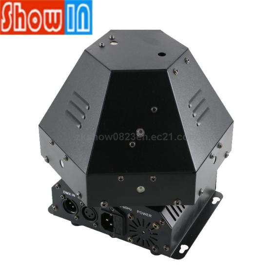 Colorful RGB Beam Gobo LED Laser Light 360 Degree Rotation for DJ Disco Family Party Nightclub Bar W