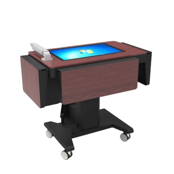 Conference Podium / Height Adjustable / Audio Visual System /Computer Desk with 27inch