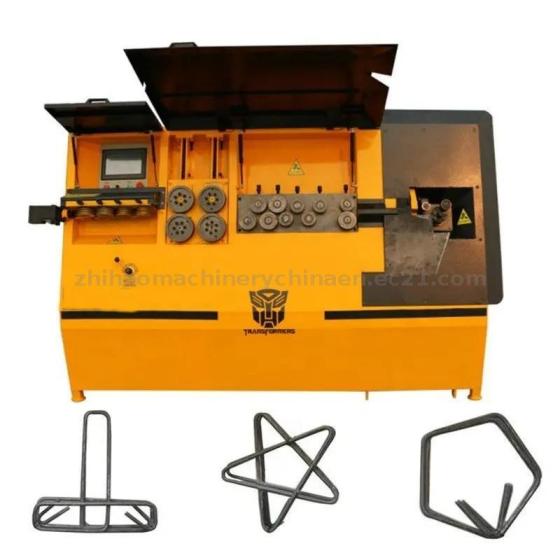 Construction Rebar Stirrup Bending Machine in Ecuador, Bar Rebar Bending Ring Making Machine