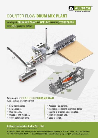Counter Flow Drum Mix Plant