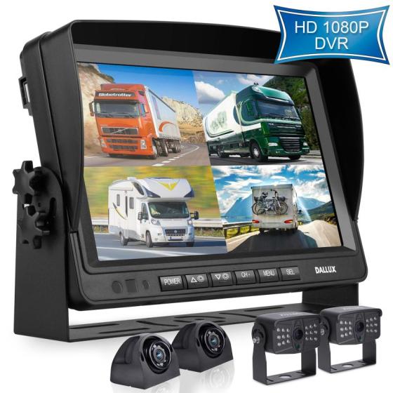 DTC-RCS9000Q Truck 4 Channel Wired Camera System