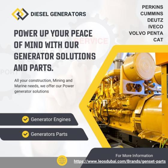 Diesel Generators and Spares = CAT, Perkins, Cummins, Volvo Penta, IVECO, Kubota,Deutz Etc