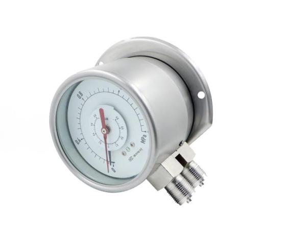 Double Needle Double Tube Differential Pressure Gauge,Double Tube Differential Pressure Gauge