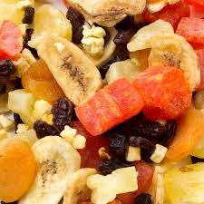Dried Fruits Mix Different Types.