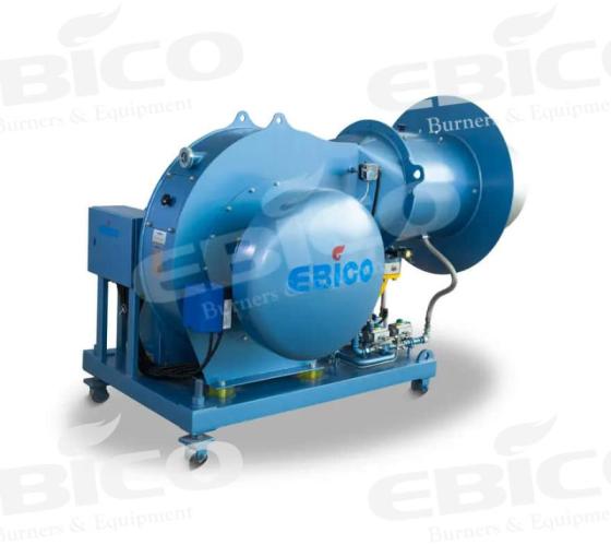 EBICO EBS-G Biogas Burner for the Asphalt Mixing Plant