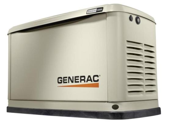 Generac 70422 22/19.5,000-Watt Aluminum Wi-Fi Air-Cooled Standby Generator