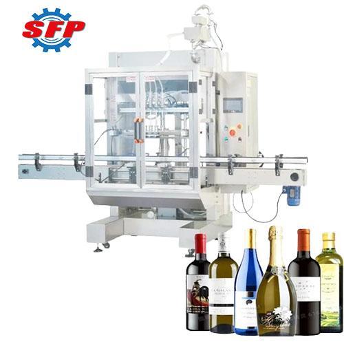 High Accurate Automatic 10-5000ML Bottling Liquid Wine Filling Machine for Beverage Plants