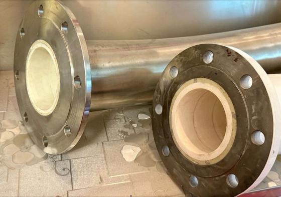High Wear-resistant Ceramic Lined Pipe for Mining, Cement, Mateallury , Power Plant