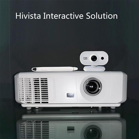 Hivista DLP Long Focus Projector + Portable Interactive Whiteboard F-35L Interactive Solution