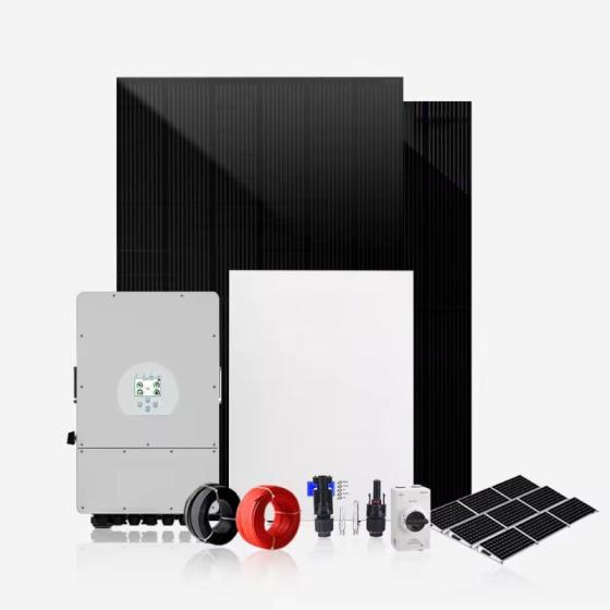 Home Hybrid Solar 10KW 40KW 50KW Whole Set Kit Solar Energy S