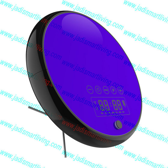 Household Robotic Cleaner, Curling Appearance, GYRO Navigation Technology, Toughened Glass Panel