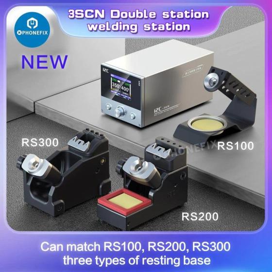 I2C 3SCN Dual Welding Station with C210 C115 Handles PCB Repair Tool