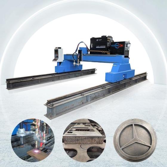 Industrial Gantry Type CNC Plasma Cutting Machine with Flame/Gas Torch