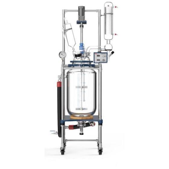 Jacketed Glass Reactors RYGR10/ 20/ 30/ 50/ 80/ 100 L Chemical Lab Reactor