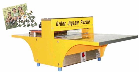 Jigsaw puzzle machine