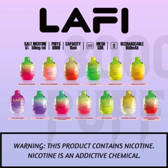 LAFI JEWEL 8000 Rechargeable Disposable Pod Device