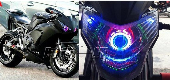 LED Evil Eye Laser Lights for Motorcycles–Decorative/Accent Motorcycle Lighting – For Sale