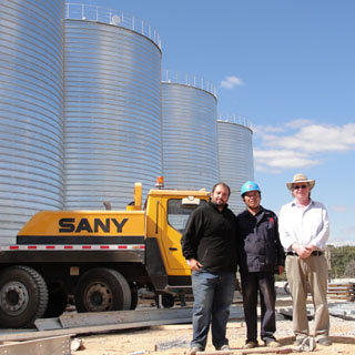 Lipp Silo Spiral Silo Corn Silo Soy Bean Silo with Concrete Base