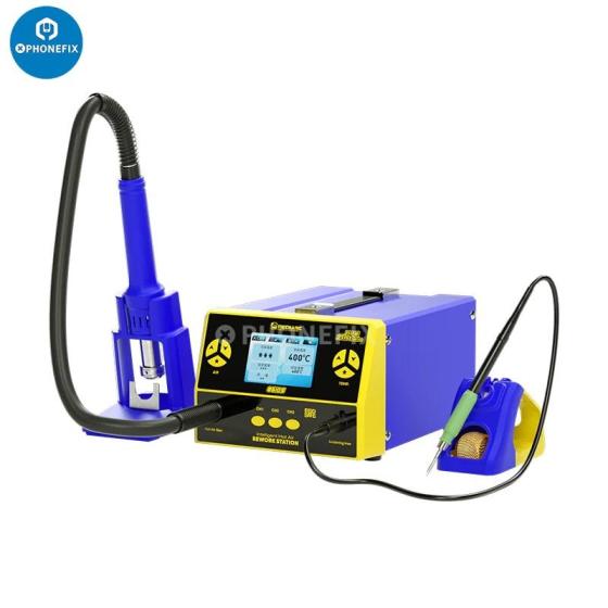MECHANIC 861DS 2 in 1 Hot Air Gun Electric Soldering Iron Rework Station