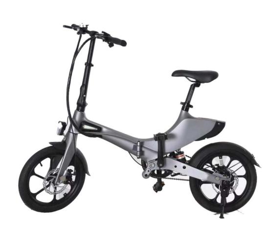 Magnesium Alloy Light Weight 25KMPH 36V7.5AH 10AH Folding City Bike Electric Bike
