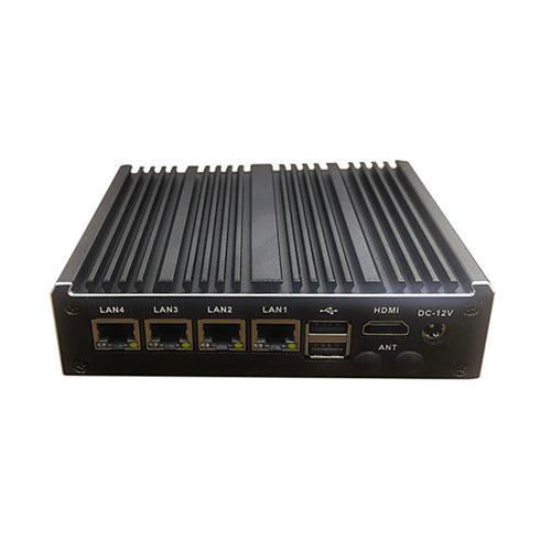Mini Ndustrial Box PC with Intel J4125 CPU 2x COM 4x LAN
