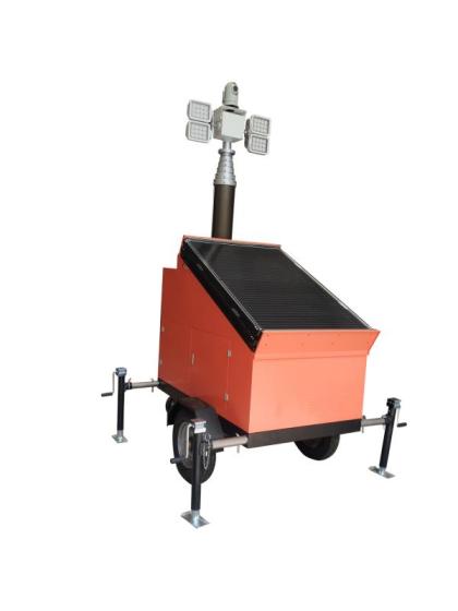 Mobile Solar Trailer with 8X200ah Gel Batteries 4 Solar PANEL