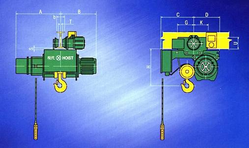 Mono Rail Low Head Hoist : HL-series