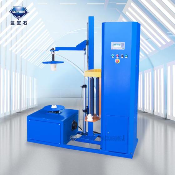 NP600F Automatic Pre-Stretch Film Wrapping Machine Without Pallet