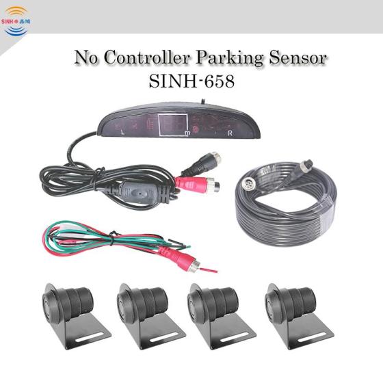 No Host Waterproof Parking Sensors for Truck and Bus with Numeral and Color LED Display