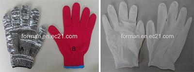 Nylon Glove &amp; Latex Glove