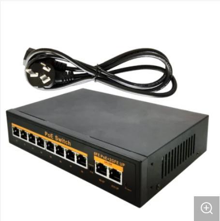 OEM 2 SFP Gigabit Ethernet Switch 8 Port Non-Managed Poe Switch