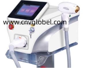 Portable 808 Diode Laser Hair Removal Machine, 3 Wavelengths: 755nm/ 808nm/ 1064nm)
