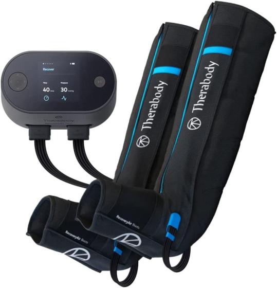 RecoveryAir PRO Compression Massage Boots Customizable Air Pressure and Circulation Recovery Device