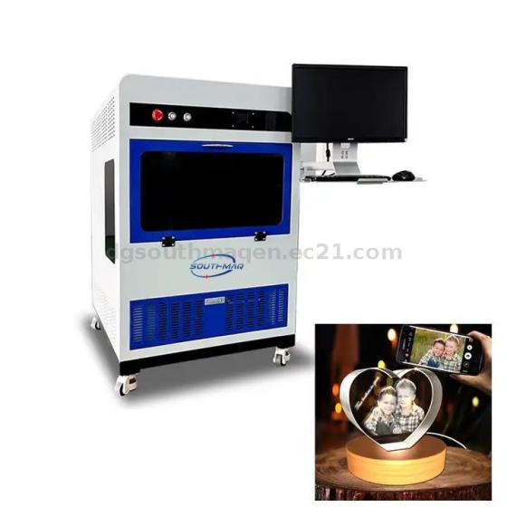 SM3D-Rocket Crystal Glass Acrylic 3D 2d Laser Engraver