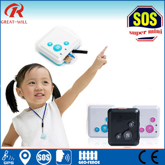 SOS Call Small Mini Location Personal GPS Tracker for Kids and Elders