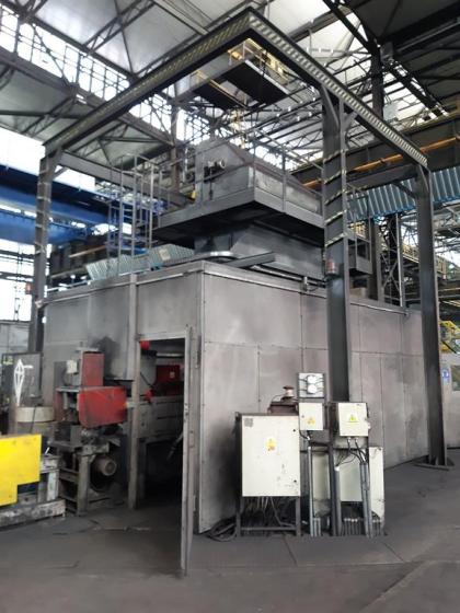 Shot Blasting Machine CarloBanfi Model Trafil 300