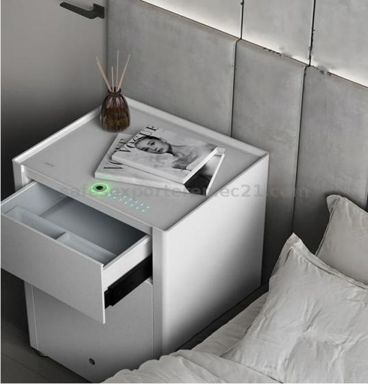 Smart Biometric Digital Furniture Safe Bedside Table