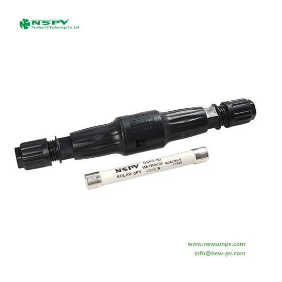 Solar Fuse Connectors 1500VDC 50A IP68 Waterproof DC Power Connectors for Photovoltaic System
