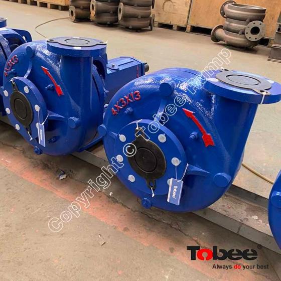 Tobee Sandman 4x3-13 Centrifugal Mud Pump Including 2-1/2＂ Shaft for Desander and Desilter