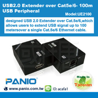 USB2.0 Cat5e/6 Extender Over 100m or USB2.0 Cable 12m + USB3.0 Cable 10m