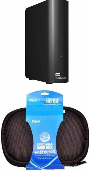 Wd Elements 2tb USB 3.0 Portable Hard Disk (Black)